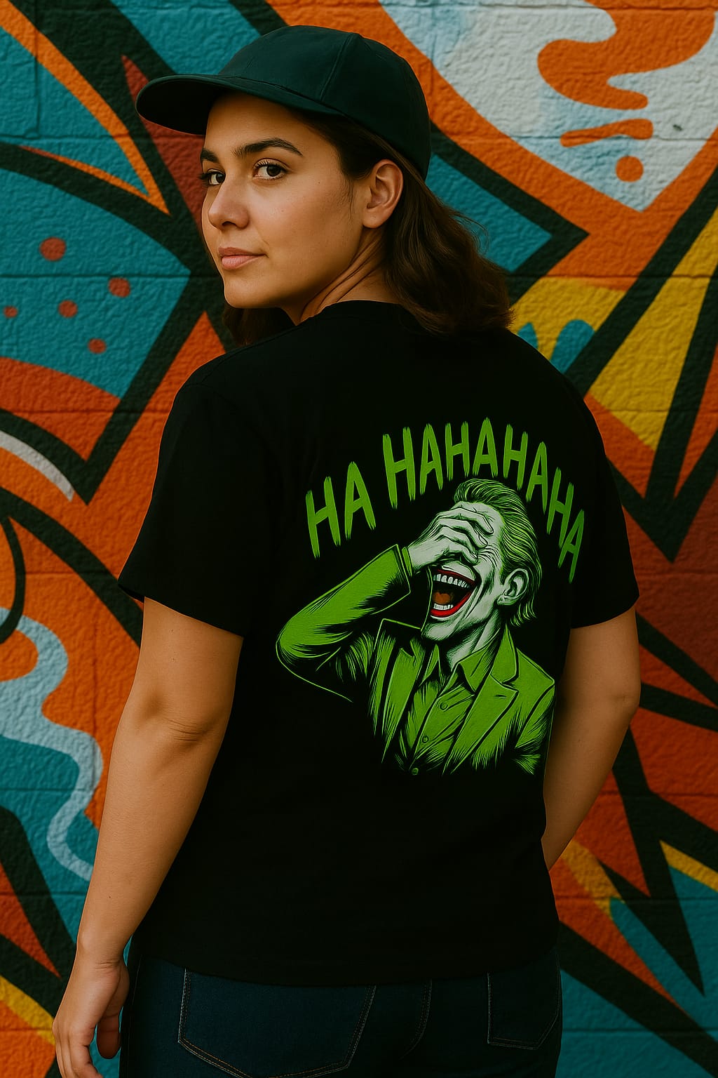 The Joker Design (Black color T-Shirt)