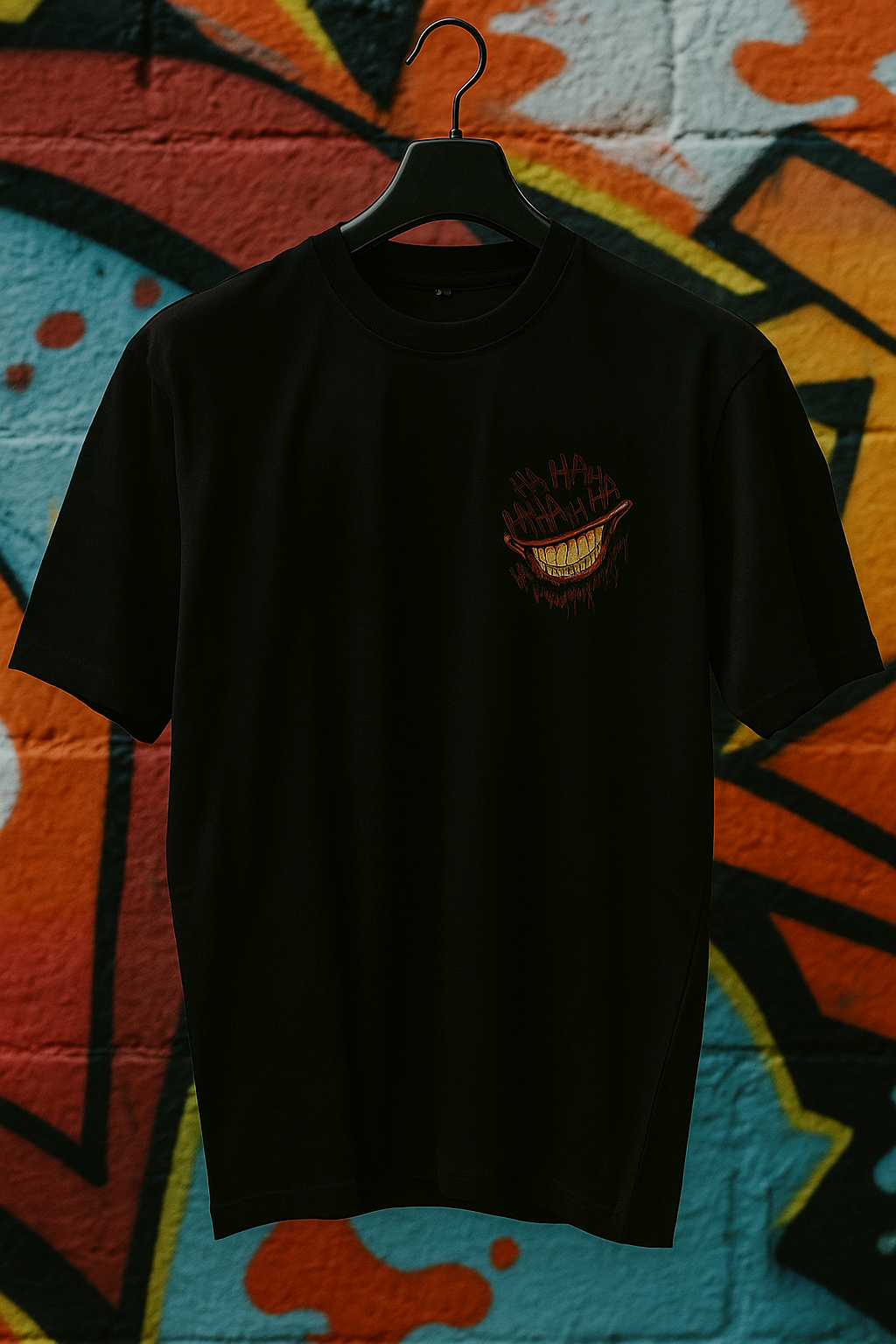 The Joker Design (Black color T-Shirt)