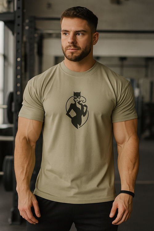 Night Cat Design (Beige)