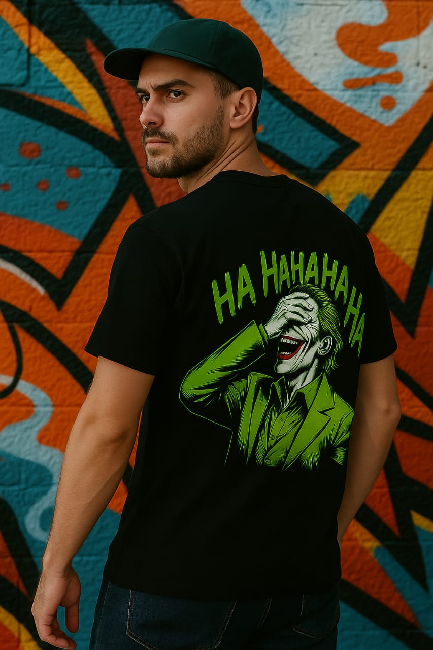 The Joker Design (Black color T-Shirt)