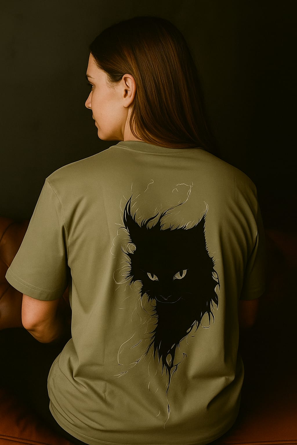 Night Cat Design (Beige)